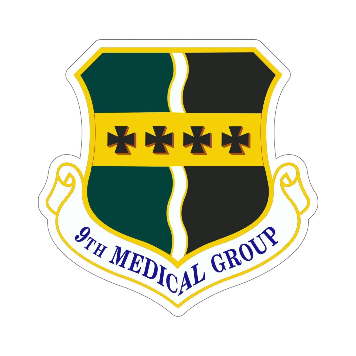 9th Medical Group (U.S. Air Force) STICKER Vinyl Die-Cut Decal-6 Inch-The Sticker Space