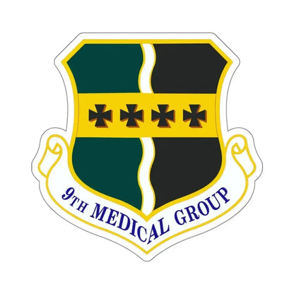 9th Medical Group (U.S. Air Force) STICKER Vinyl Kiss-Cut Decal 6 Inch White - The Sticker Space