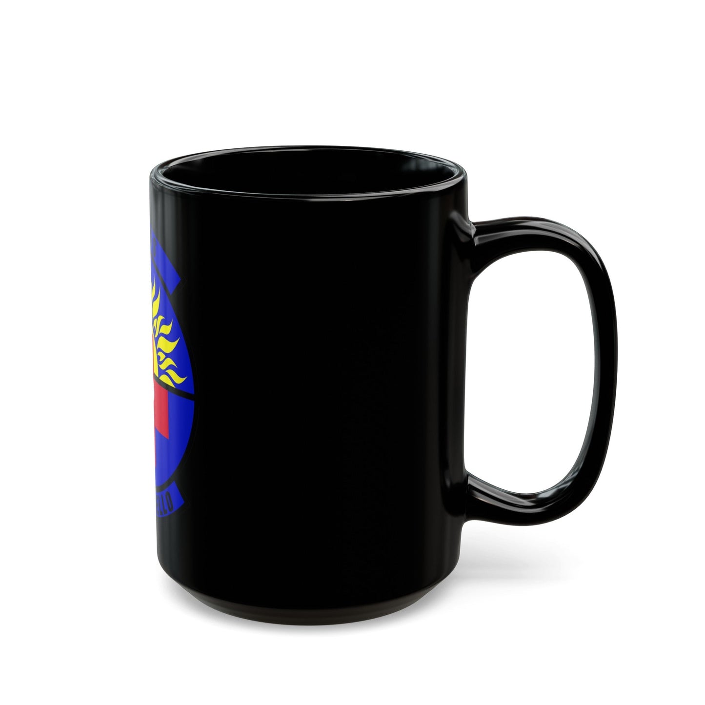 9th Medical Operations Squadron (U.S. Air Force) Black Coffee Mug-The Sticker Space