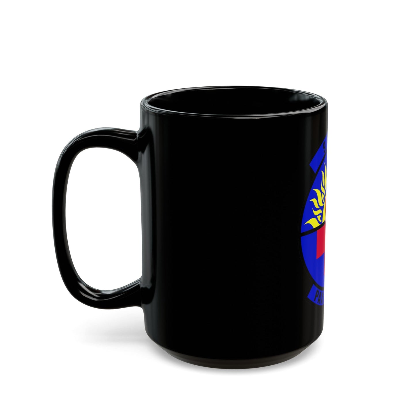 9th Medical Operations Squadron (U.S. Air Force) Black Coffee Mug-The Sticker Space