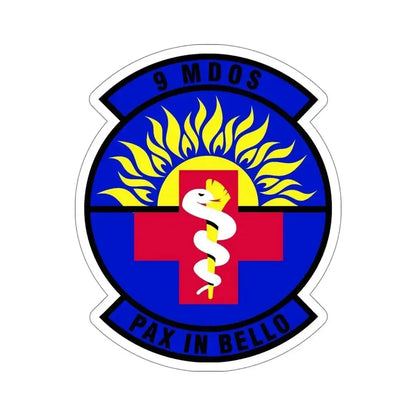 9th Medical Operations Squadron (U.S. Air Force) STICKER Vinyl Die-Cut Decal 2 Inch - The Sticker Space