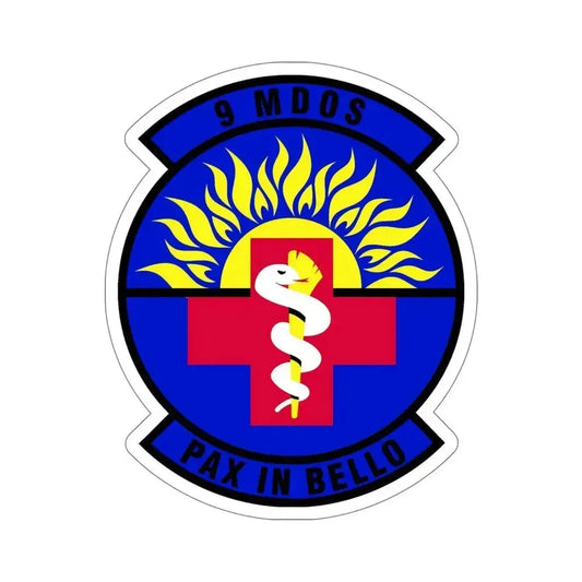 9th Medical Operations Squadron (U.S. Air Force) STICKER Vinyl Die-Cut Decal 2 Inch - The Sticker Space