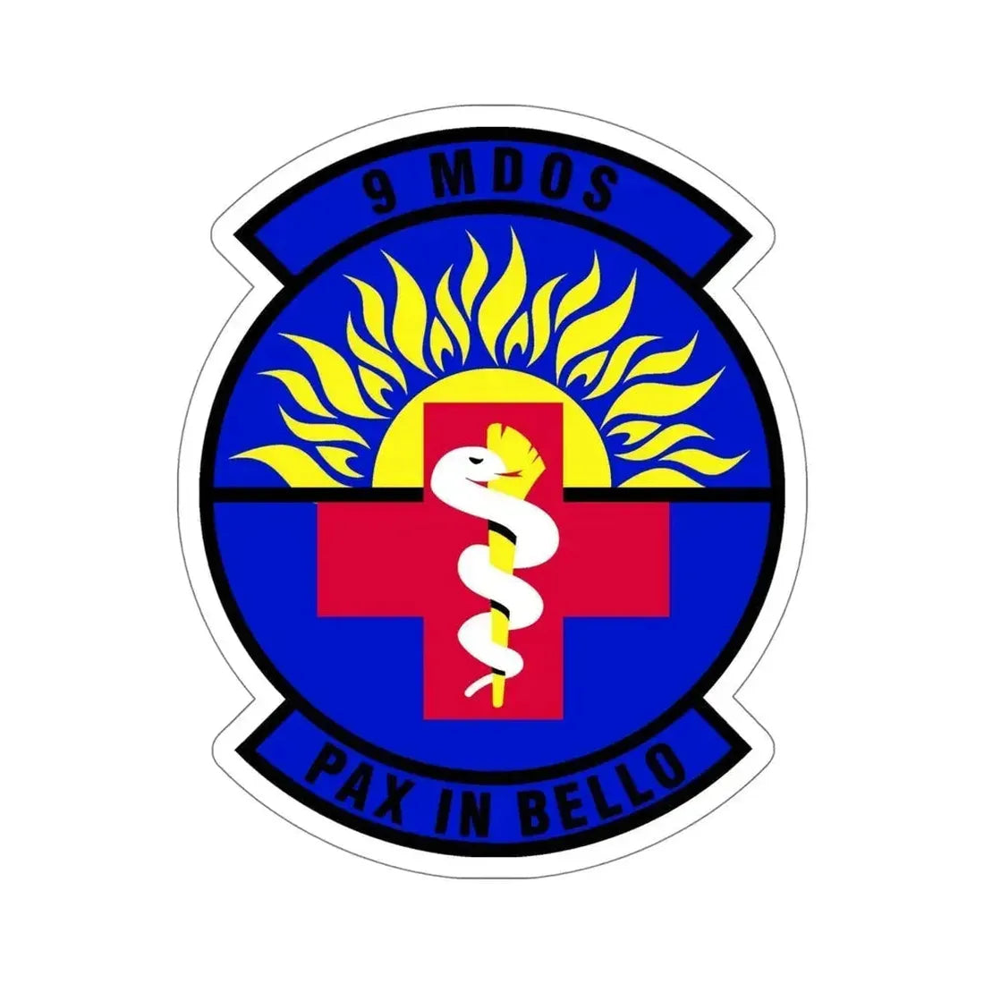 9th Medical Operations Squadron (U.S. Air Force) STICKER Vinyl Die-Cut Decal 2 Inch - The Sticker Space