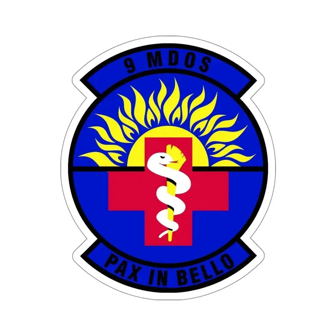 9th Medical Operations Squadron (U.S. Air Force) STICKER Vinyl Die-Cut Decal - The Sticker Space
