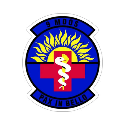 9th Medical Operations Squadron (U.S. Air Force) STICKER Vinyl Die-Cut Decal - The Sticker Space