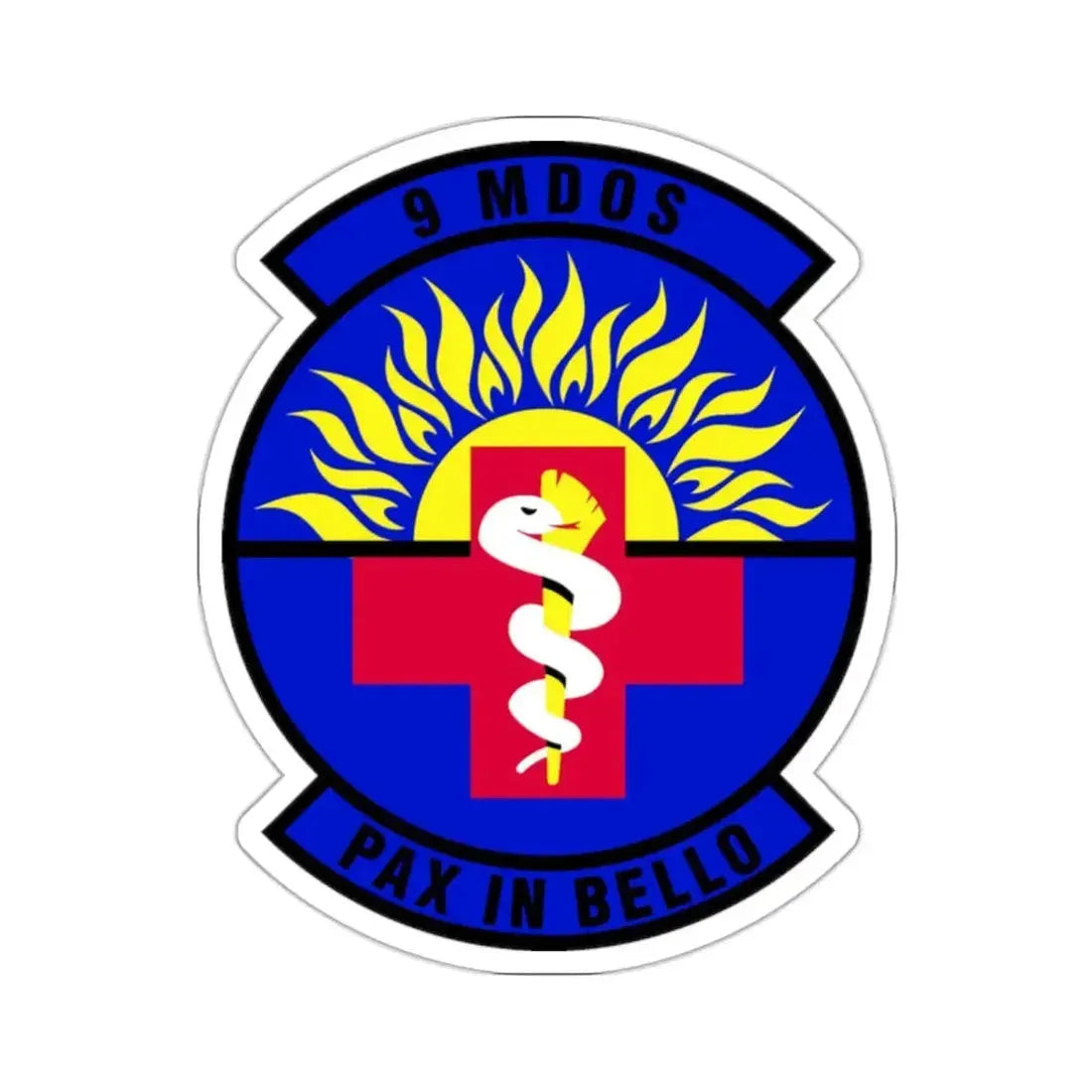 9th Medical Operations Squadron (U.S. Air Force) STICKER Vinyl Kiss-Cut Decal - The Sticker Space
