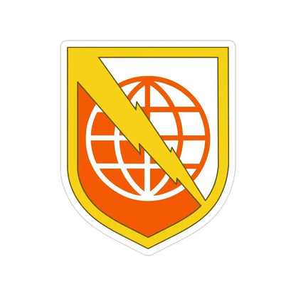 9th Signal Command (U.S. Army) Transparent STICKER Die-Cut Vinyl Decal 5 Inch - The Sticker Space