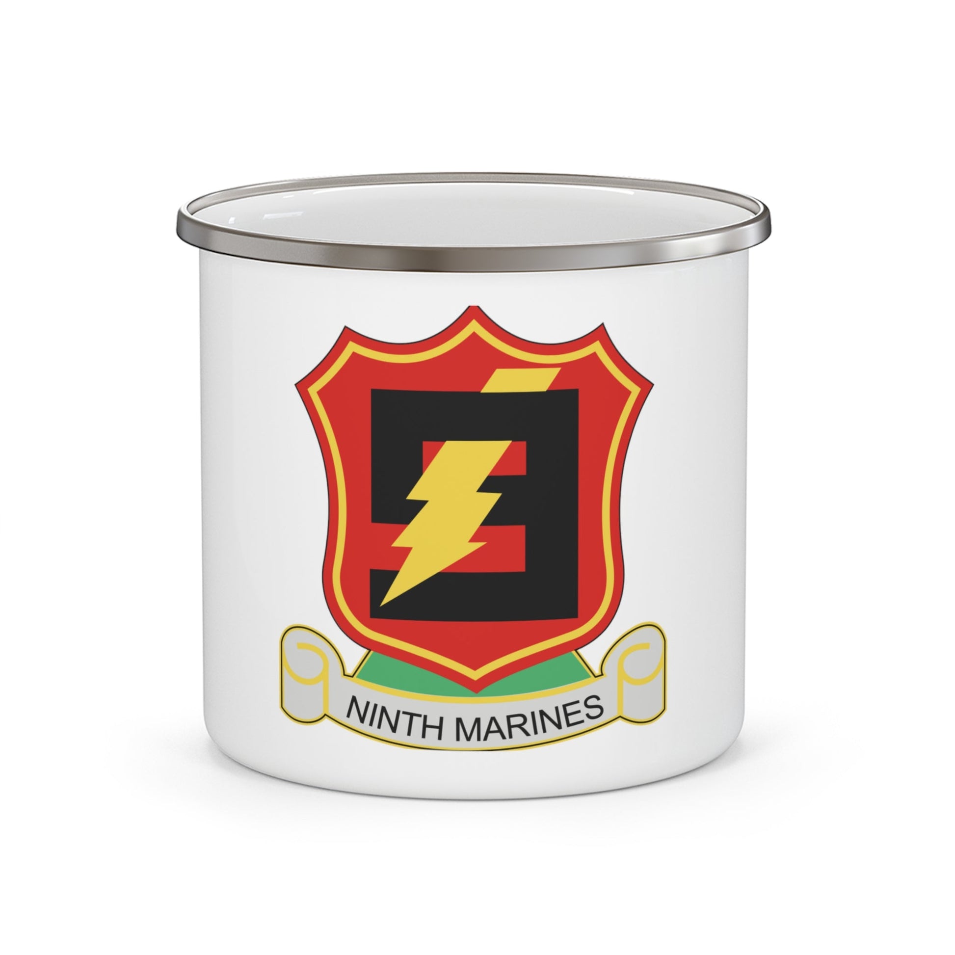 9THMARINES (USMC) Enamel Mug-12oz-The Sticker Space