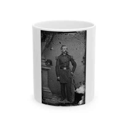 A Baird (U.S. Civil War) White Coffee Mug-11oz-The Sticker Space