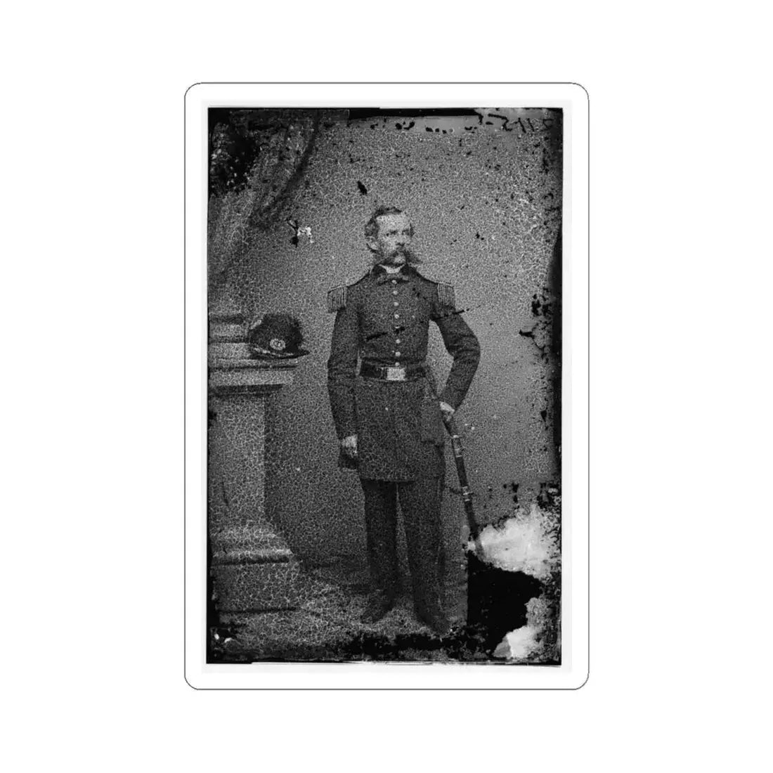 A Baird (U.S. Civil War) STICKER Vinyl Kiss-Cut Decal 4 Inch White - The Sticker Space