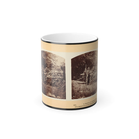 A Battery of  Quaker Guns  001 (U.S. Civil War) Color Morphing Mug 11oz