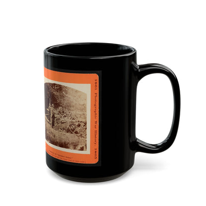 A Battery Of  Quaker Guns (U.S. Civil War) Black Coffee Mug