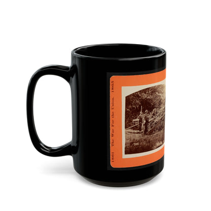 A Battery Of  Quaker Guns (U.S. Civil War) Black Coffee Mug