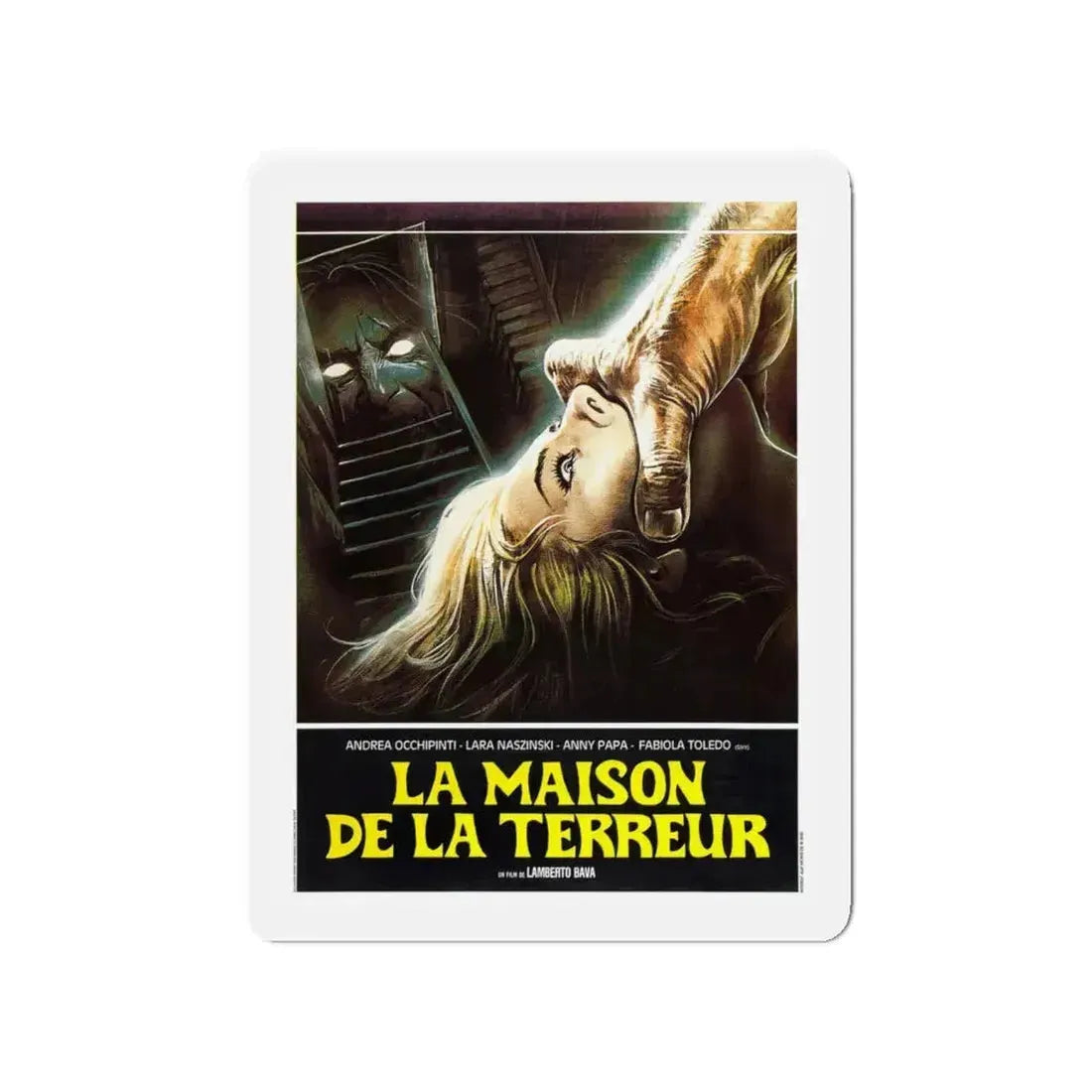 A BLADE IN THE DARK (FRENCH) 1983 Movie Poster - Refrigerator Magnet 4 Inch - The Sticker Space