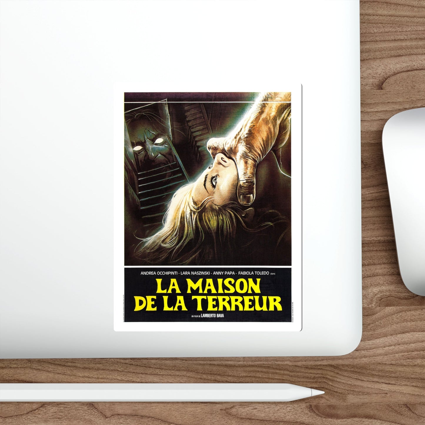 A BLADE IN THE DARK (FRENCH) 1983 Movie Poster STICKER Vinyl Die-Cut Decal-The Sticker Space