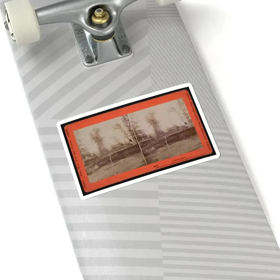 A Block House 001 (U.S. Civil War) STICKER Vinyl Kiss-Cut Decal - The Sticker Space