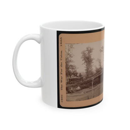 A Block House (U.S. Civil War) White Coffee Mug-The Sticker Space