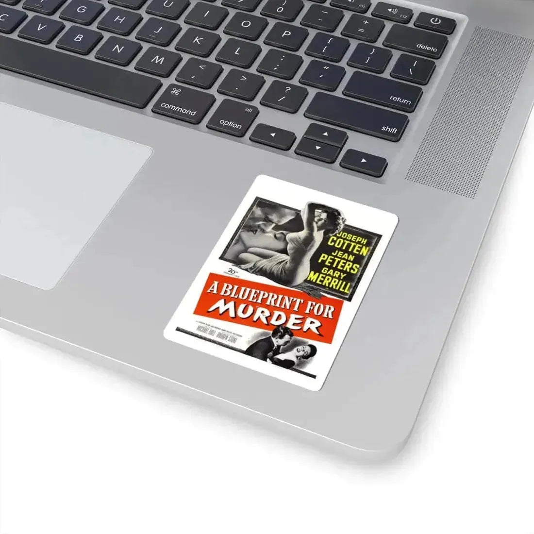 A Blueprint for Murder 1953 Movie Poster - STICKER Vinyl Kiss-Cut Decal - The Sticker Space