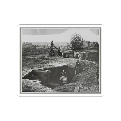 A Bomb-Proof In Front Of Atlanta, Ga. (U.S. Civil War) STICKER Vinyl Die-Cut Decal White Die-Cut 2 Inch - The Sticker Space