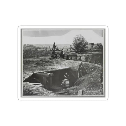 A Bomb-Proof In Front Of Atlanta, Ga. (U.S. Civil War) STICKER Vinyl Die-Cut Decal White Die-Cut 3 Inch - The Sticker Space