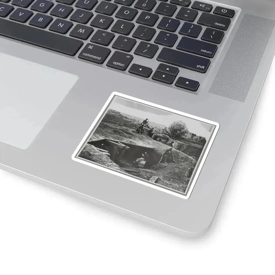 A Bomb-Proof in Front of Atlanta, Ga. (U.S. Civil War) STICKER Vinyl Kiss-Cut Decal - The Sticker Space