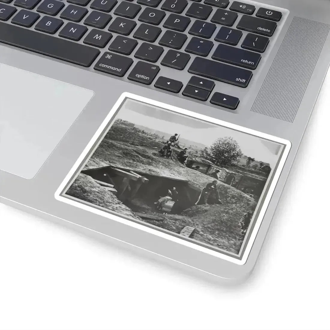 A Bomb-Proof in Front of Atlanta, Ga. (U.S. Civil War) STICKER Vinyl Kiss-Cut Decal - The Sticker Space