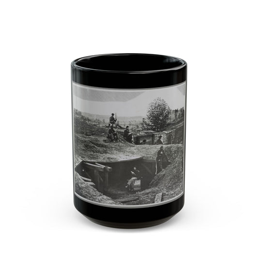 A Bomb-Proof In Front Of Atlanta, Ga. (U.S. Civil War) Black Coffee Mug