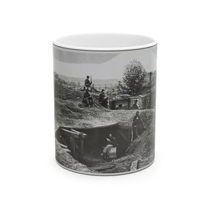 A Bomb-Proof In Front Of Atlanta, Ga. (U.S. Civil War) White Coffee Mug