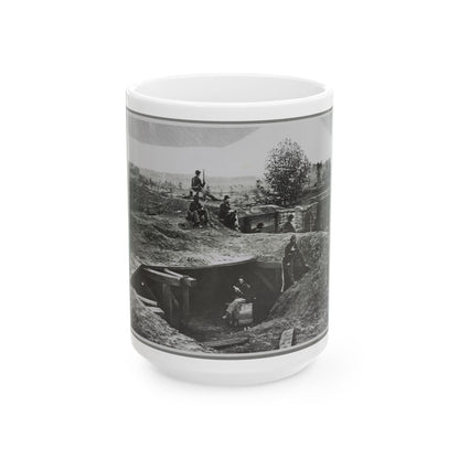 A Bomb-Proof In Front Of Atlanta, Ga. (U.S. Civil War) White Coffee Mug