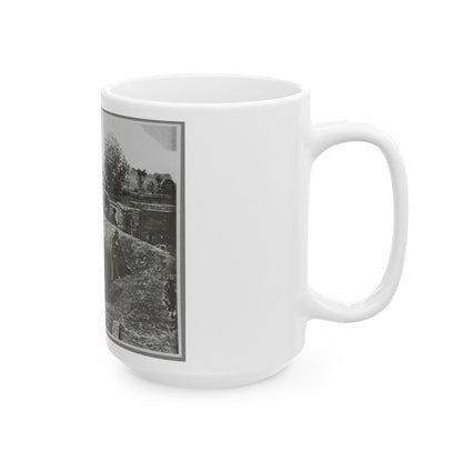 A Bomb-Proof In Front Of Atlanta, Ga. (U.S. Civil War) White Coffee Mug