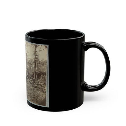 A Bombproof Shelter For The Soldiers During The Seige Of Petersburg, August 10, 1864 (U.S. Civil War) Black Coffee Mug