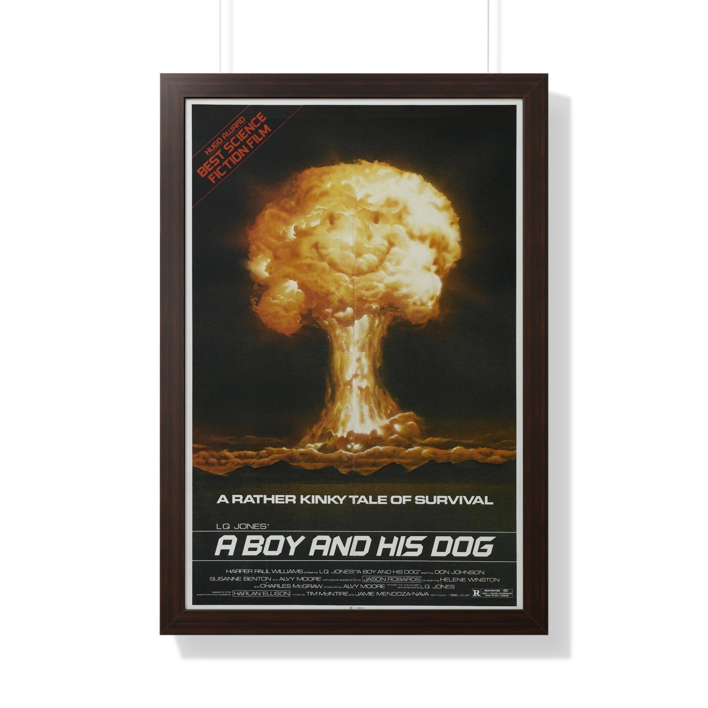 A BOY AND HIS DOG 1975 - Framed Movie Poster-20" x 30"-The Sticker Space