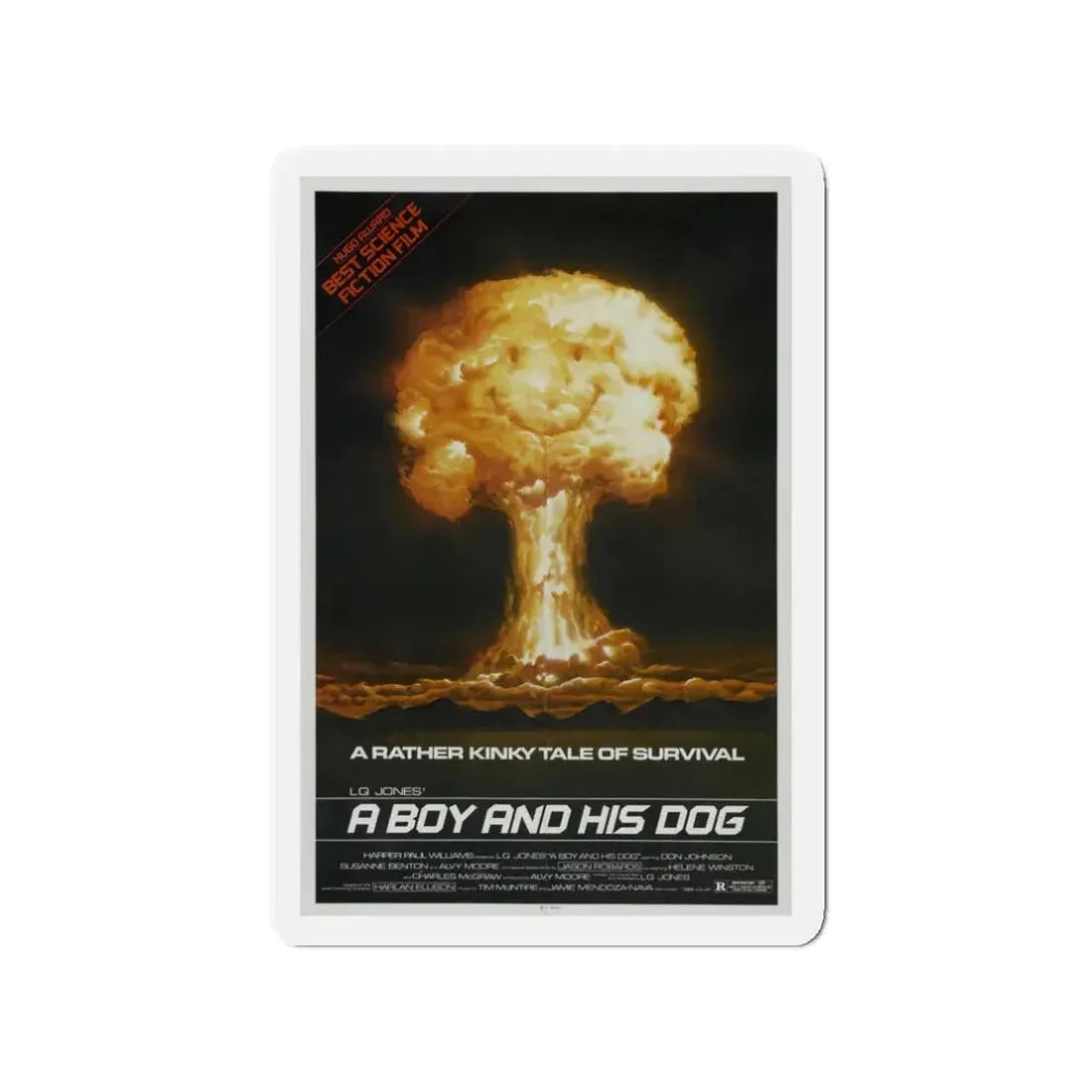 A BOY AND HIS DOG 1975 Movie Poster - Refrigerator Magnet - The Sticker Space