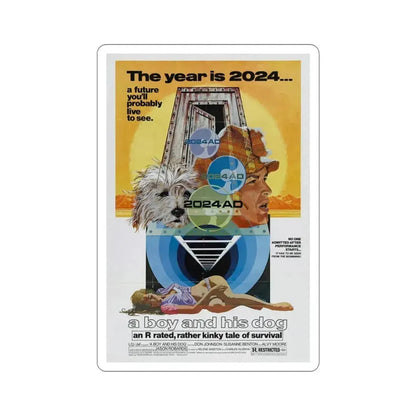 A Boy and His Dog 1976 Movie Poster STICKER Vinyl Die-Cut Decal 4 Inch - The Sticker Space