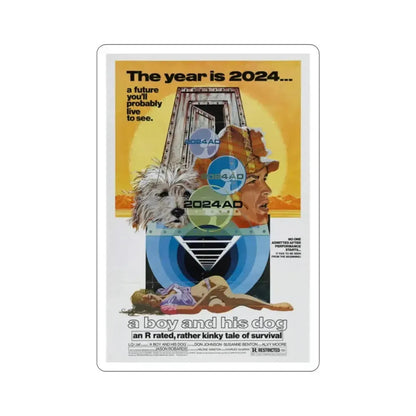 A Boy and His Dog 1976 Movie Poster STICKER Vinyl Die-Cut Decal - The Sticker Space
