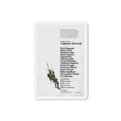 A Bridge Too Far 1977 Movie Poster Refrigerator Magnet 2 Inch - The Sticker Space