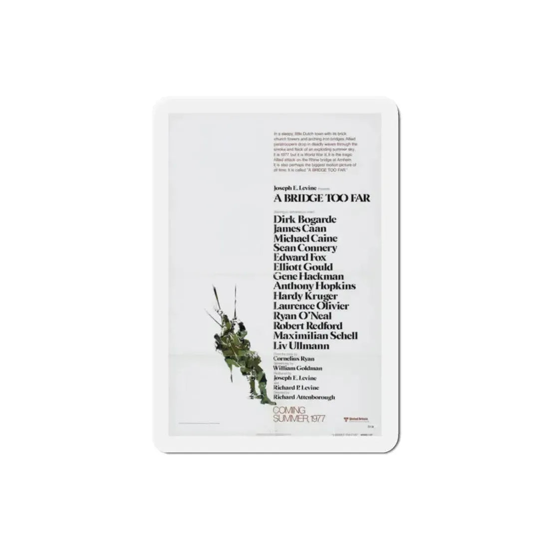 A Bridge Too Far 1977 Movie Poster Refrigerator Magnet - The Sticker Space