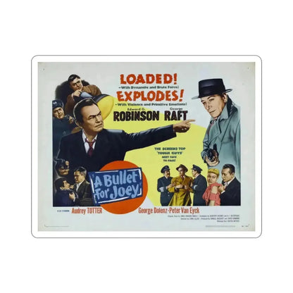 A Bullet for Joey 1955 Movie Poster STICKER Vinyl Die-Cut Decal - The Sticker Space