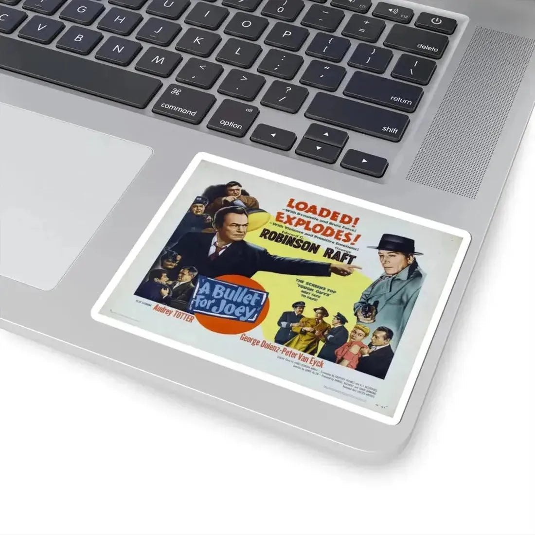 A Bullet for Joey 1955 Movie Poster - STICKER Vinyl Kiss-Cut Decal - The Sticker Space