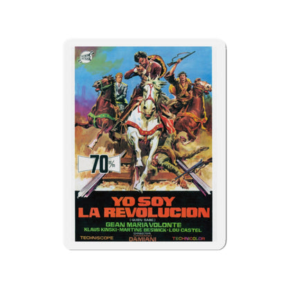 A BULLET FOR THE GENERAL 1966 Movie Poster - Die-Cut Magnet-2" x 2"-The Sticker Space