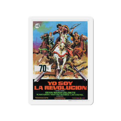 A BULLET FOR THE GENERAL 1966 Movie Poster - Die-Cut Magnet-3" x 3"-The Sticker Space