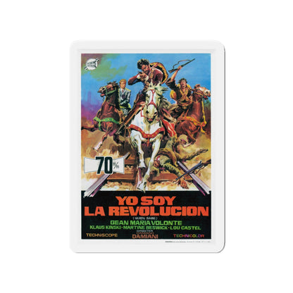 A BULLET FOR THE GENERAL 1966 Movie Poster - Die-Cut Magnet-4" x 4"-The Sticker Space