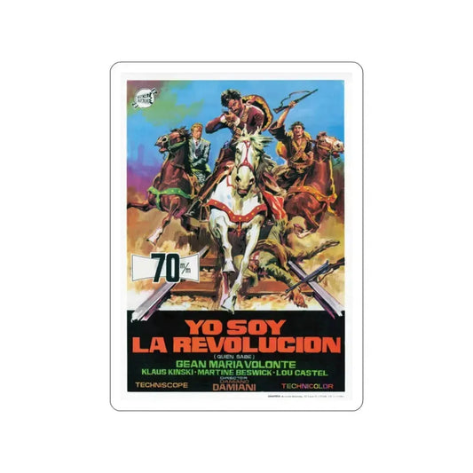 A BULLET FOR THE GENERAL 1967 Movie Poster STICKER Vinyl Die-Cut Decal 2 Inch - The Sticker Space