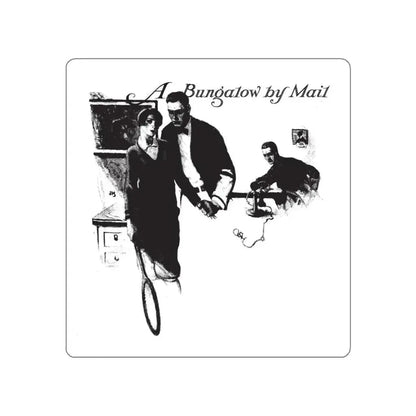 A Bungalow by Mail (1), Collier's, March 3, 1928 (Magazine Illustration) STICKER Vinyl Die-Cut Decal White Die-Cut 4 Inch - The Sticker Space