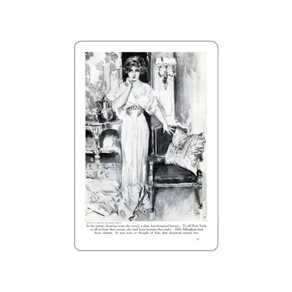 A Business Man, Hearst's Magazine, March 1914 (Magazine Illustration) STICKER Vinyl Die-Cut Decal - The Sticker Space