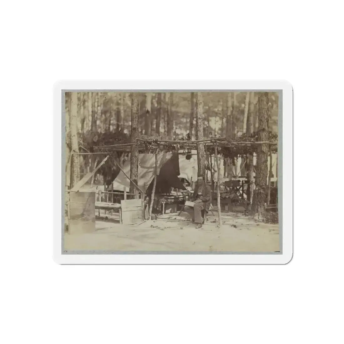 A Camp In Front Of Petersburg, Va. August, 1864 (U.S. Civil War) Refrigerator Magnet - The Sticker Space