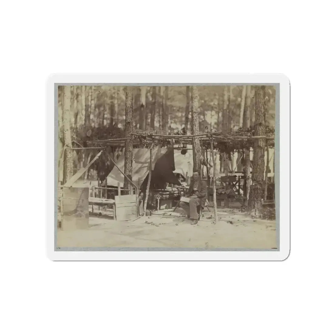 A Camp In Front Of Petersburg, Va. August, 1864 (U.S. Civil War) Refrigerator Magnet - The Sticker Space