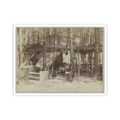 A Camp in Front of Petersburg, Va. August, 1864 (U.S. Civil War) STICKER Vinyl Kiss-Cut Decal 2 Inch White - The Sticker Space