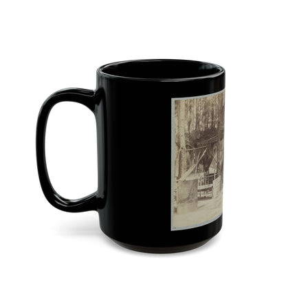 A Camp In Front Of Petersburg, Va. August, 1864 (U.S. Civil War) Black Coffee Mug-The Sticker Space