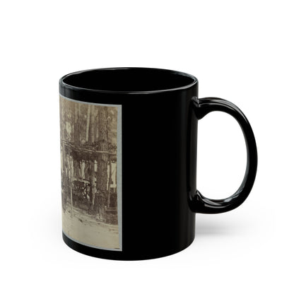 A Camp In Front Of Petersburg, Va. August, 1864 (U.S. Civil War) Black Coffee Mug-The Sticker Space